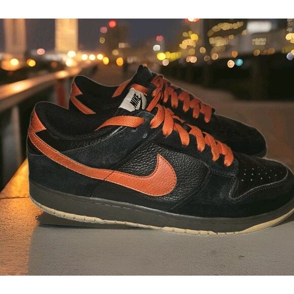 Rare Nike Dunk Low Orange Fog Black 2008 - 330938-081 Size 13 US Mens - Picture 3 of 9